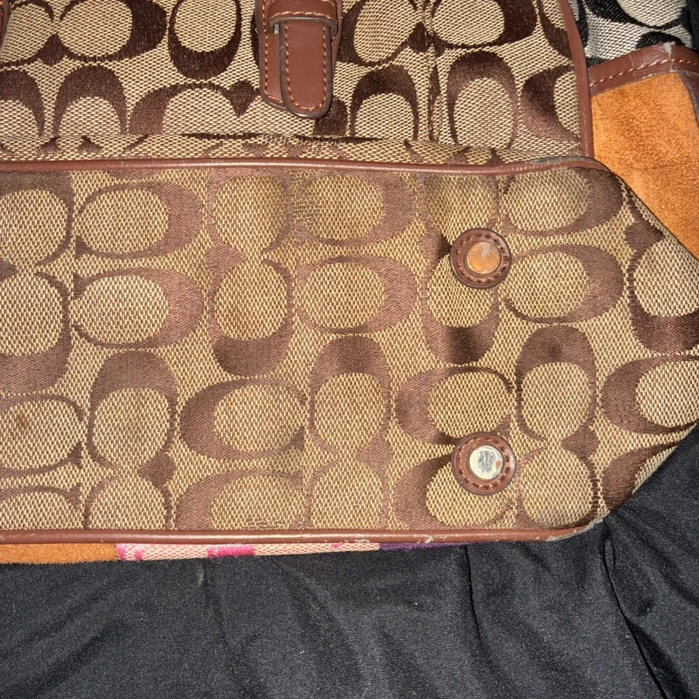 Coach Multicolor Patchwork Shoulder Bag - Picture 6 of 16